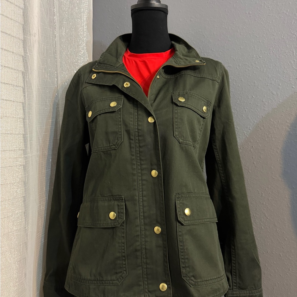 J.Crew Utility Parka – Size M (Worn Once, Like New)